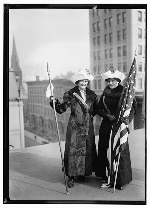 Jessie Stubbs and Rosalie Jones, suffragettes, 1910